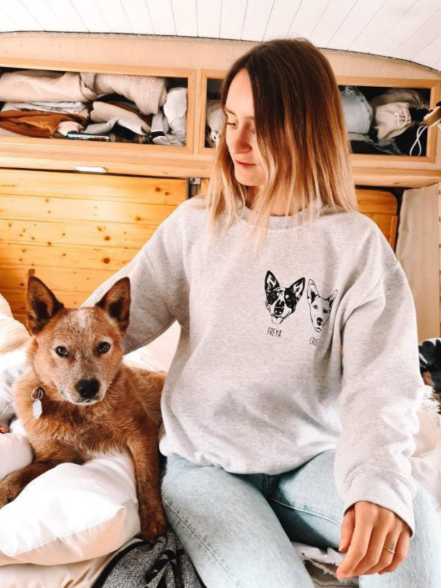 Personalized top dog sweater