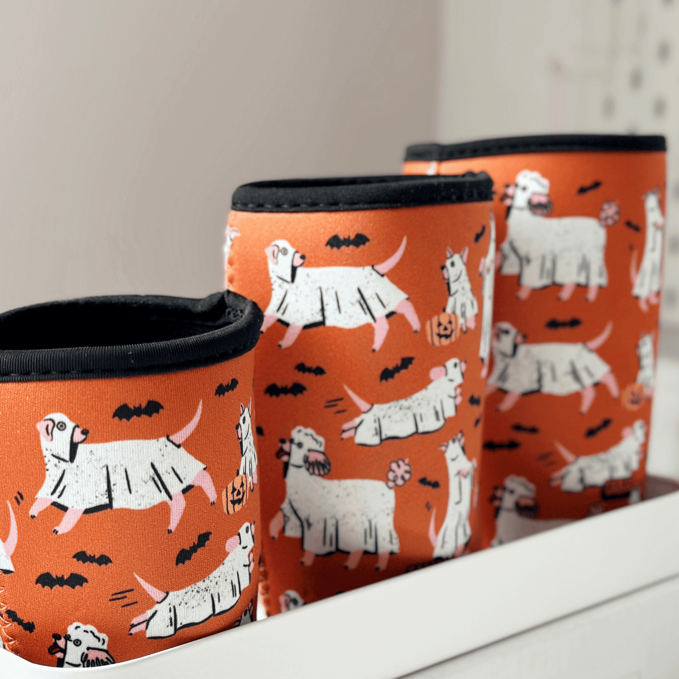 Ghost Dogs Reusable Drink Sleeve