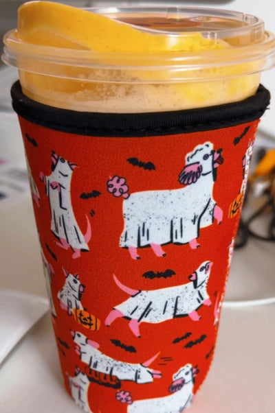 Ghost Dogs Reusable Drink Sleeve