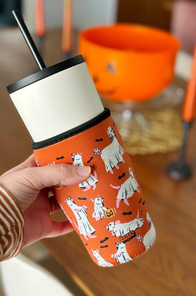 Ghost Dogs Reusable Drink Sleeve