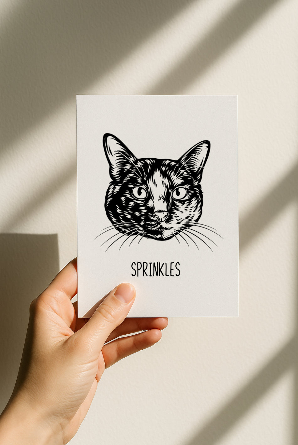 Custom Pet Portrait Print - 5x7